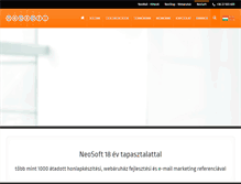 Tablet Screenshot of neosoft.hu