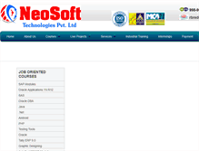 Tablet Screenshot of neosoft.in